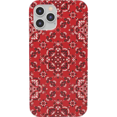 I'm with the Band | Red Bandana Print Case
