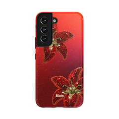 Scarlet Petals Samsung Case