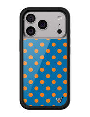 Polka Dot | Blue and Orange iPhone Case