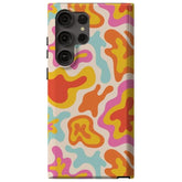 Tropical Color Splash | Abstract Retro Samsung Case
