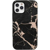 Hidden Gem | Rose Gold and Black Marble Case
