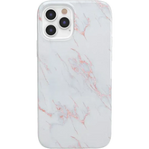 Subtle Blush | White and Pink Marble Case