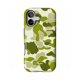 Lime Camo iPhone Case