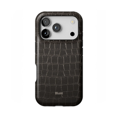 Onyx Croc iPhone Case