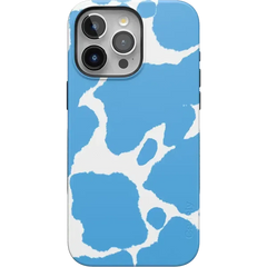 Current MOOd | Light Blue Cow Print Case