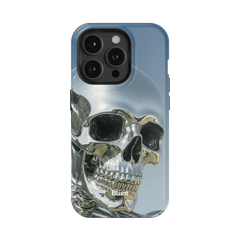Chrome Skull iPhone Case