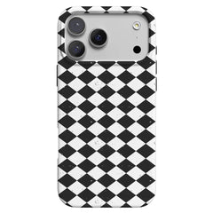 Salem's Hex | Black & White Checkered Case