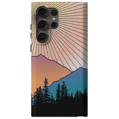 Golden Hour | Mountain Sunset Samsung Case