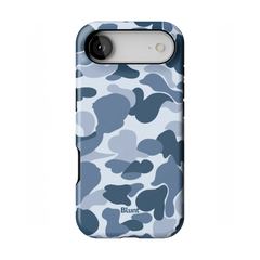 Bluish Camo iPhone Case