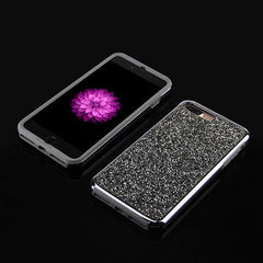 All That Glitter | Charcoal Silver Crystal Case