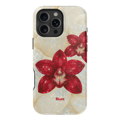 Crimson Orchid iPhone Case