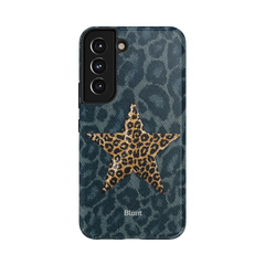 Denim Cheetah Samsung Case