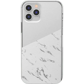 Let's Split | Half White Clear Marble Case