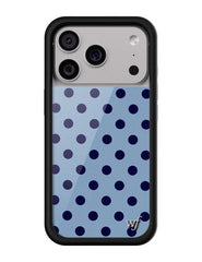 Polka Dot | Blue and Navy Blue iPhone Case