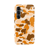 Orange Camo Samsung Case