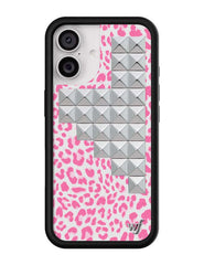 Pink Meow Stud iPhone Case