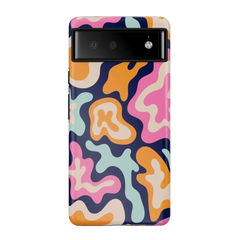 Midnight Color Splash | Abstract Retro Google Pixel Case