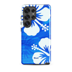 Blue Hibiscus Samsung Case