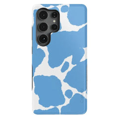 Current MOOd | Light Blue Cow Print Samsung Case