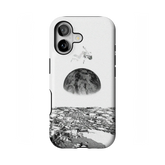Static Moon iPhone Case