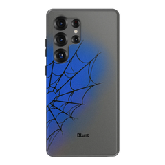 Grey Blue Web Samsung Case