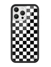 Checkers | Black iPhone Case