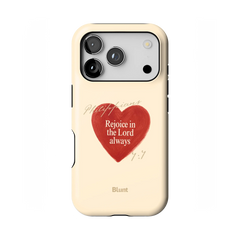 Philippians 4:4 iPhone Case