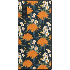 Off Tropic Floral | Exotic Orange Flower Samsung Case