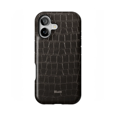 Onyx Croc iPhone Case