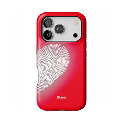 Heart Print Red iPhone Case