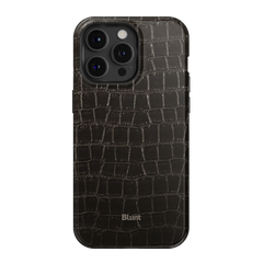 Onyx Croc iPhone Case