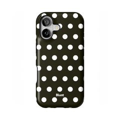 Noir Polka iPhone Case