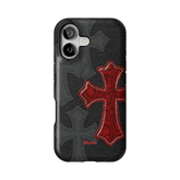 Crimson Cross iPhone Case