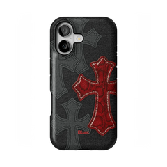 Crimson Cross iPhone Case