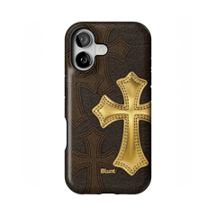 Gold Cross iPhone Case