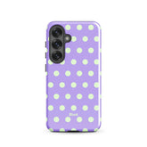 Lavender Mint Polka Samsung Case