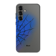 Grey Blue Web Samsung Case