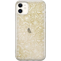 Floral Mandala | Rose Gold Clear Case