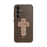Love God Brown Cross Samsung Case