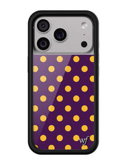 Polka Dot | Purple and Yellow iPhone Case