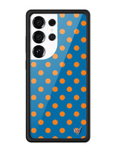 Polka Dot | Blue and Orange Samsung Galaxy Case