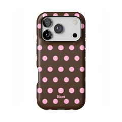 Chocolate Polka iPhone Case