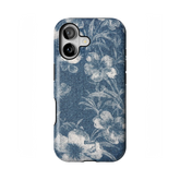 Denim Bloom iPhone Case