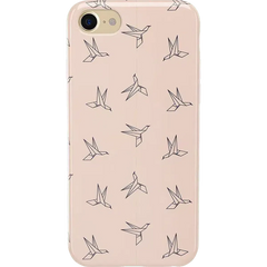 Paper Crane Origami | Beige Pattern