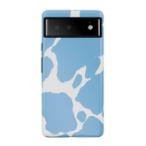 Current MOOd | Light Blue Cow Print Google Pixel Case