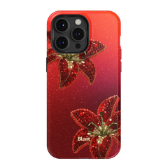 Scarlet Petals iPhone Case