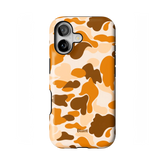 Orange Camo iPhone Case