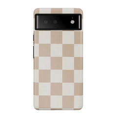 Fit Check | Neutral Checkerboard Google Pixel Case