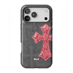 Pinkscale Cross iPhone Case