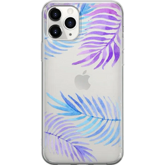 Tropical Blues | Palm Leaves Floral case